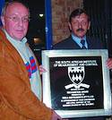 Piet Van Rensburg, president of the Secunda branch of the SAIMC, used the occasion to present a Recognition Award to Rainer Holz in appreciation of WIKA&#8217;s assistance with the efforts of the Institute&#8217;s Secunda branch